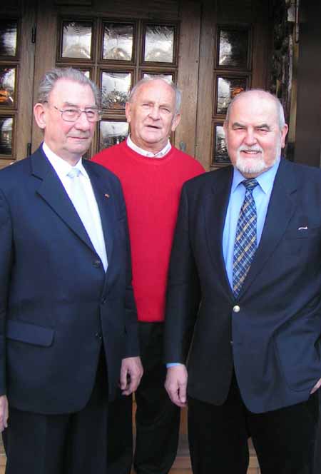 Amtsgerichtsdirektor a.D. Erhard Väth, Hans Burggraf und Carl Schlesinger